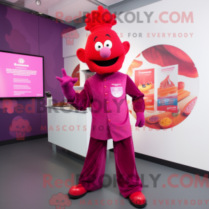 Magenta gulasch maskot...