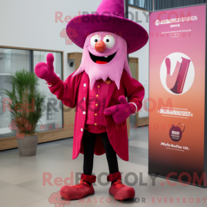 Disfraz de mascota Magenta...