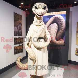 Máscara de cobra de creme...