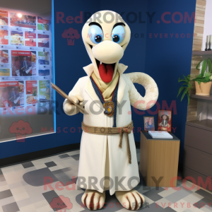 Máscara de cobra de creme...
