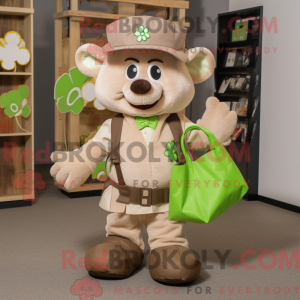 Tan Four Leaf Clover...
