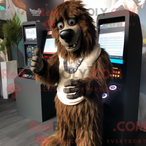 Brown Werewolf mascot...