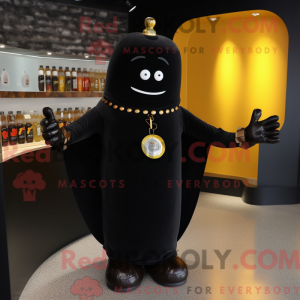 Black Bottle Of Mustard...