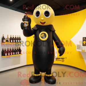 Black Bottle Of Mustard...