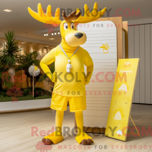 Personaggio mascotte alce...