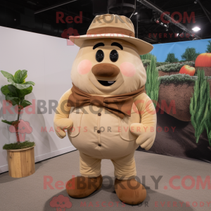 Tan kartoffel maskot...