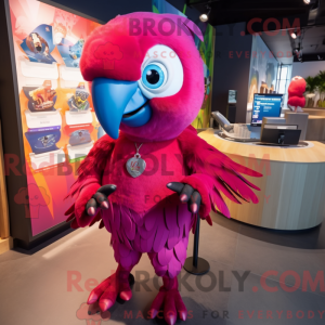 Magenta Macaw mascot...