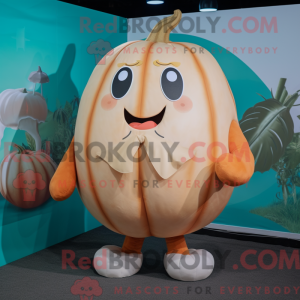 Beige Pumpkin mascot...