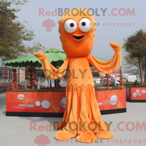 Postava maskota Orange...