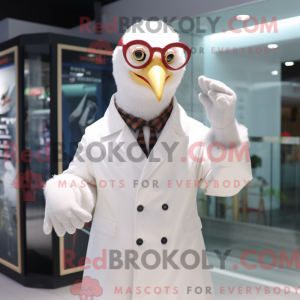 White Gull maskot kostyme...