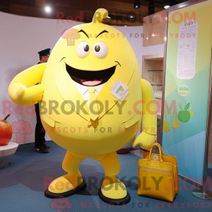 Citrongul Strongman maskot...