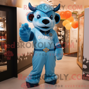 Costume mascotte de bison...