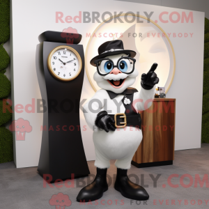 White Hourglass mascot...