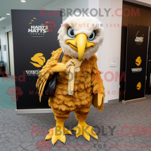 Gold Haast S Eagle mascot...