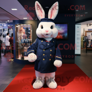 Navy Rabbit Maskottchen...
