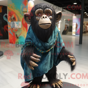 Chimpanse maskot kostume...