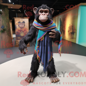 Chimpansee-mascottekostuum...