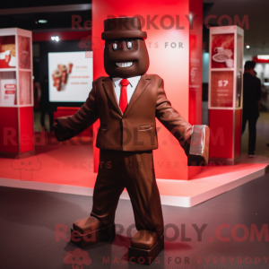 Red Chocolate Bar maskot...