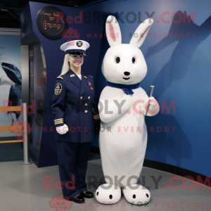 Navy Hermelin maskot...