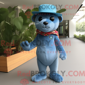 Postava maskota Sky Blue...