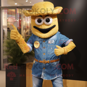 Gouden Paella mascotte...