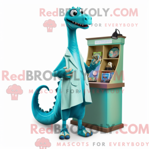 Turquoise Brachiosaurus...