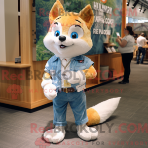 Máscara de dragão creme Fox...