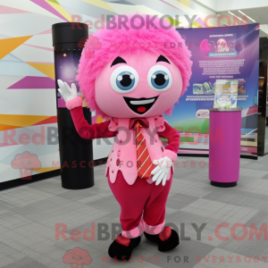 Pink Candy maskot kostyme...