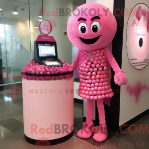Maskotka Pink Candy kostyme...
