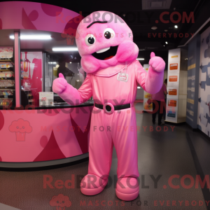 Pink Candy maskot kostyme...