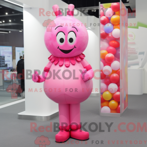 Pink Candy Maskottchen...