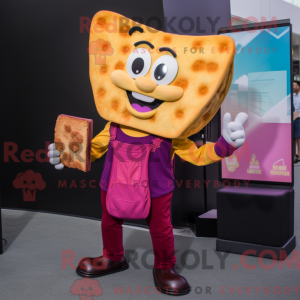 Grelha magenta ostesmørbrød...
