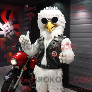 White Fried Chicken mascot...