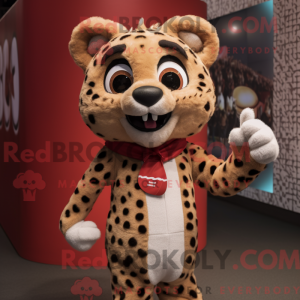 Gepard maskot kostume...