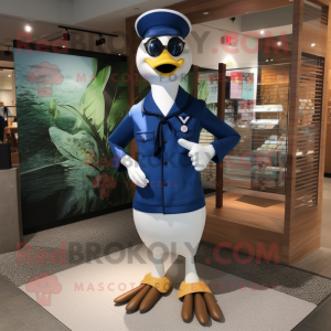 Navy Goose mascotte kostuum...