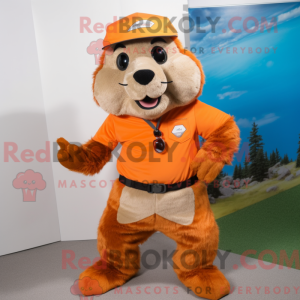Oranje murmeldyr...