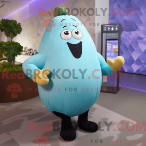 Cyan Potato maskot...