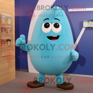 Cyan kartoffel maskot...