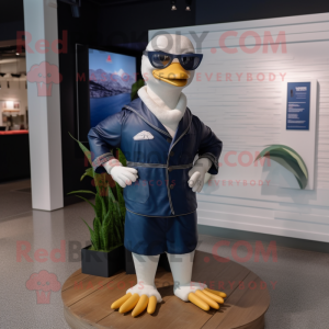 Navy Goose mascotte kostuum...