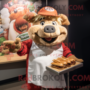 Pulled Pork Sandwich mascot...