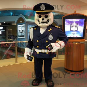 Figura de máscara do Navy...
