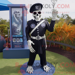 Figura de máscara do Navy...