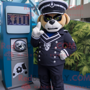Disfraz de mascota Navy...