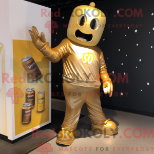 Gold Soda Can mascara o...