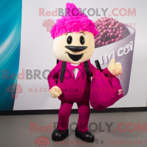 Disfraz de mascota Magenta...