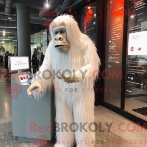 White Orangutan mascot...