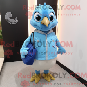 Postava maskota Sky Blue...
