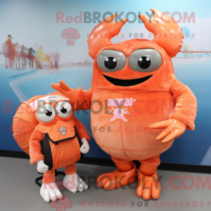 Peach Crab Cakes maskot...