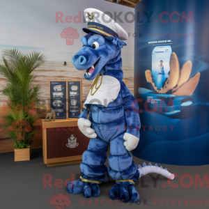 Navy Seahorse maskot...