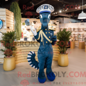 Navy Seahorse...